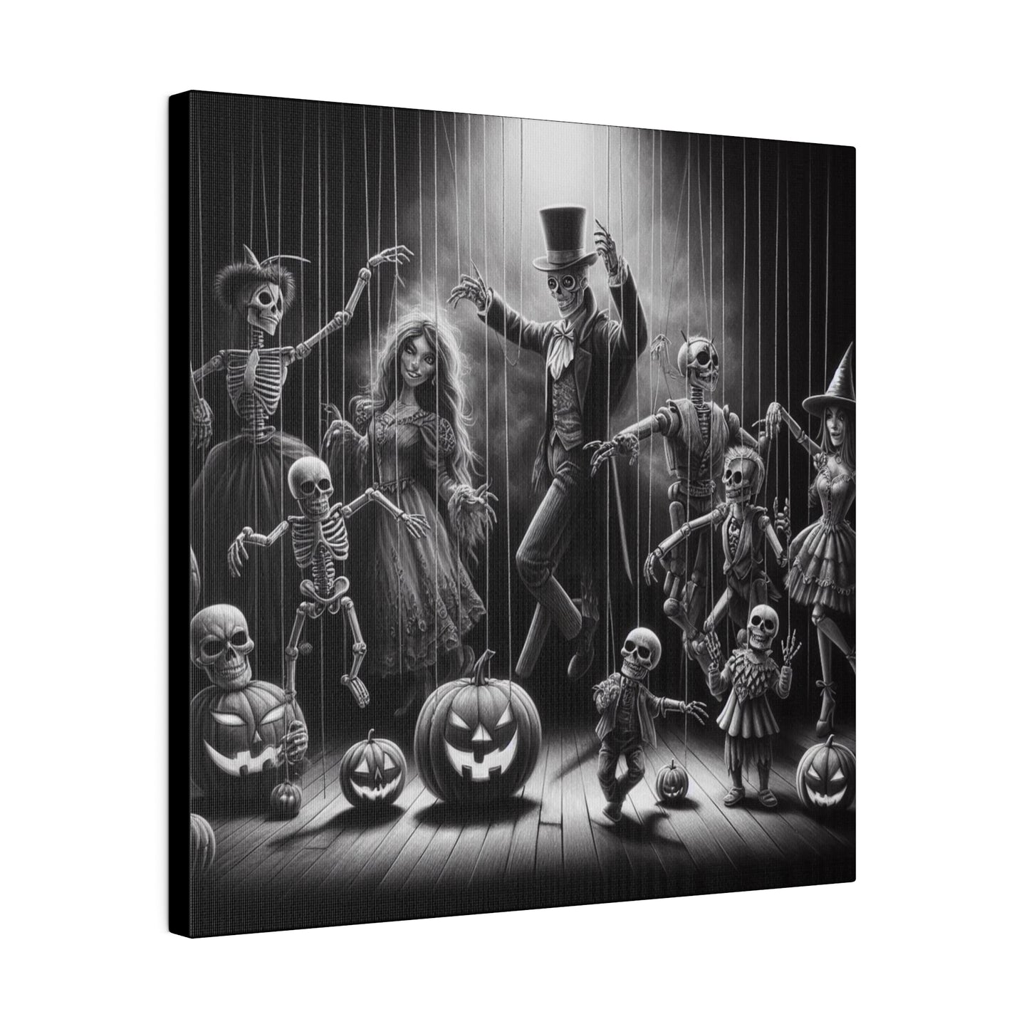 Halloween Marionettes Canvas Print