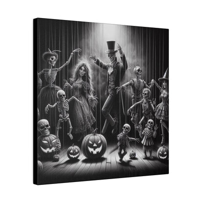 Halloween Marionettes Canvas Print