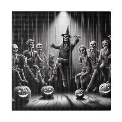 Halloween Marionettes Canvas Print