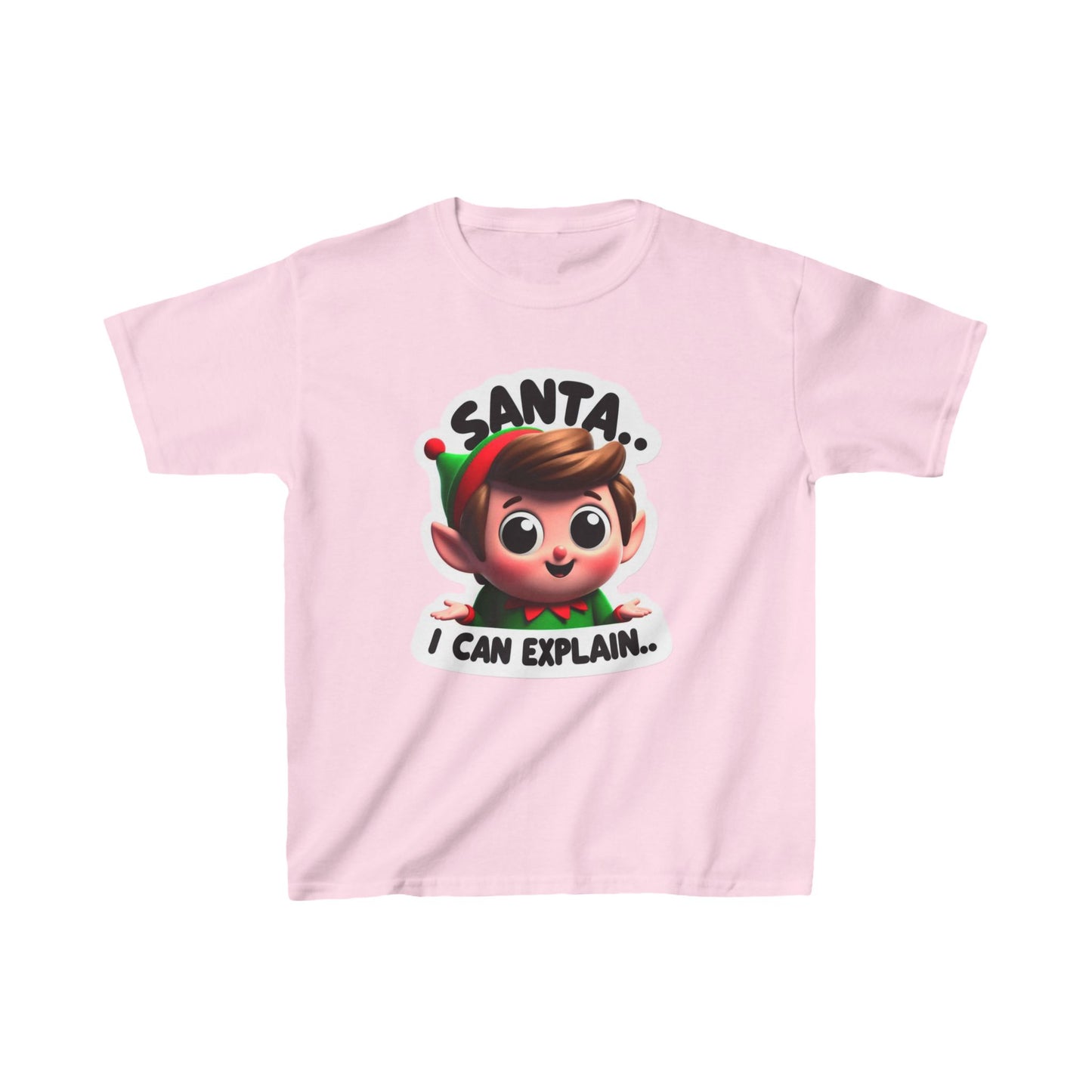 "Santa, I Can Explain" Scout Elf Heavy Cotton™ Tee
