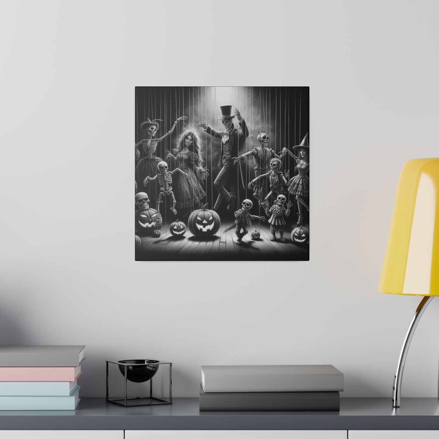Halloween Marionettes Canvas Print