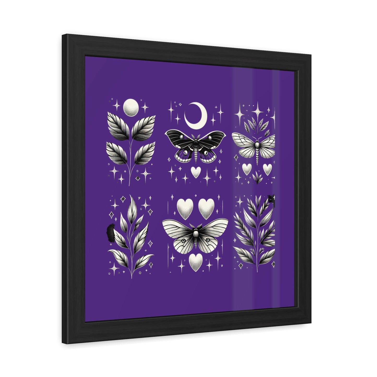 Butterfly Purple Framed Posters