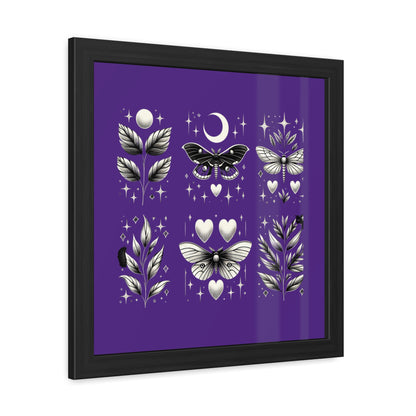 Butterfly Purple Framed Posters