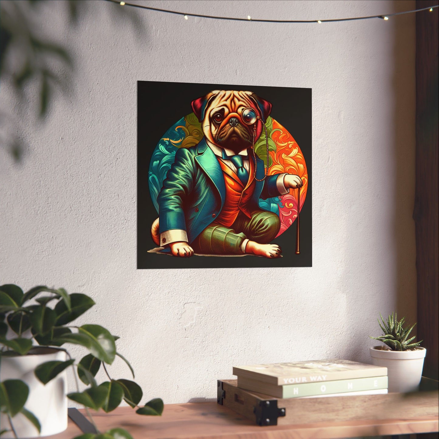 Mr Pug Vertical Posters
