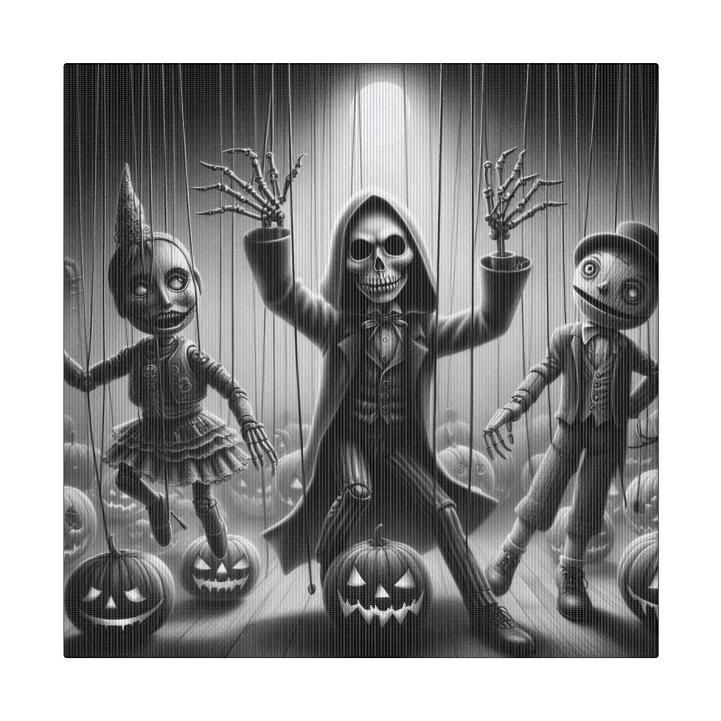 Halloween Marionettes Canvas Print