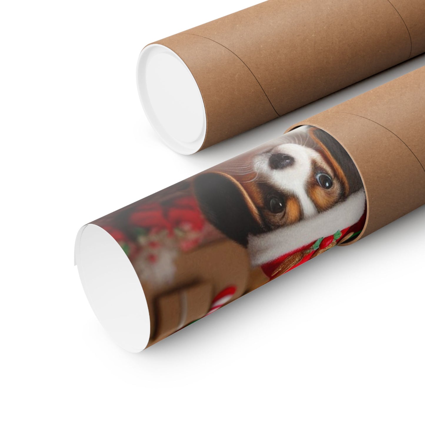 Beagle Christmas Poster