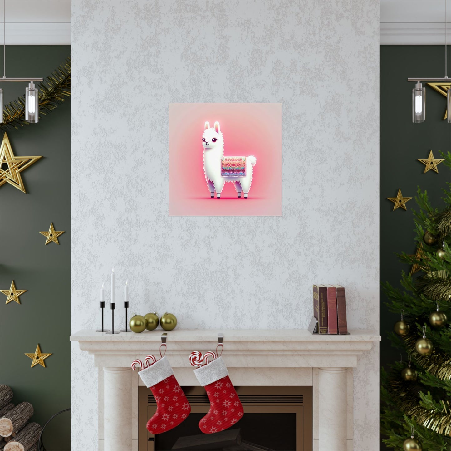 Llama A Vertical Posters