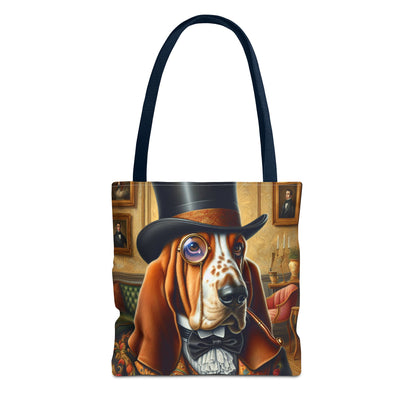 Mr Basset Hound Tote Bag (AOP)