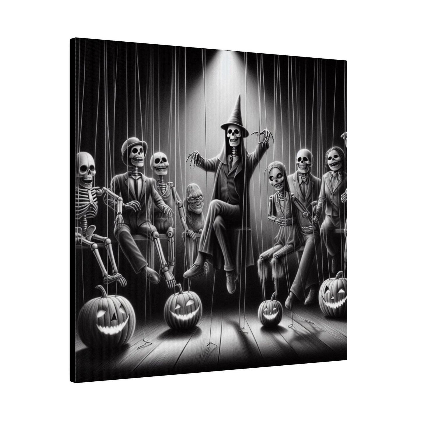 Halloween Marionettes Canvas Print