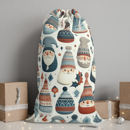 Blue Gonk Christmas Gift Sack