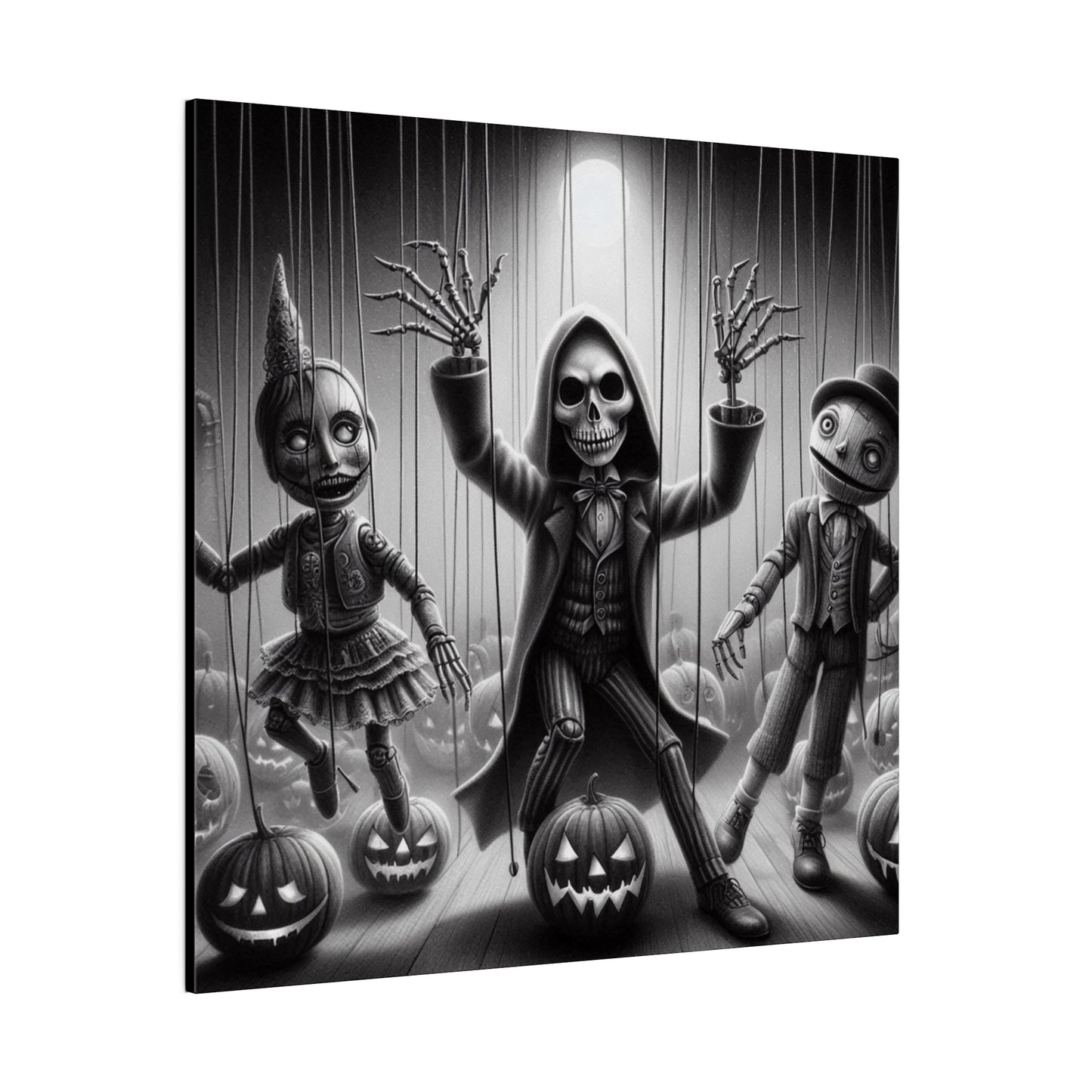 Halloween Marionettes Canvas Print