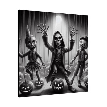 Halloween Marionettes Canvas Print