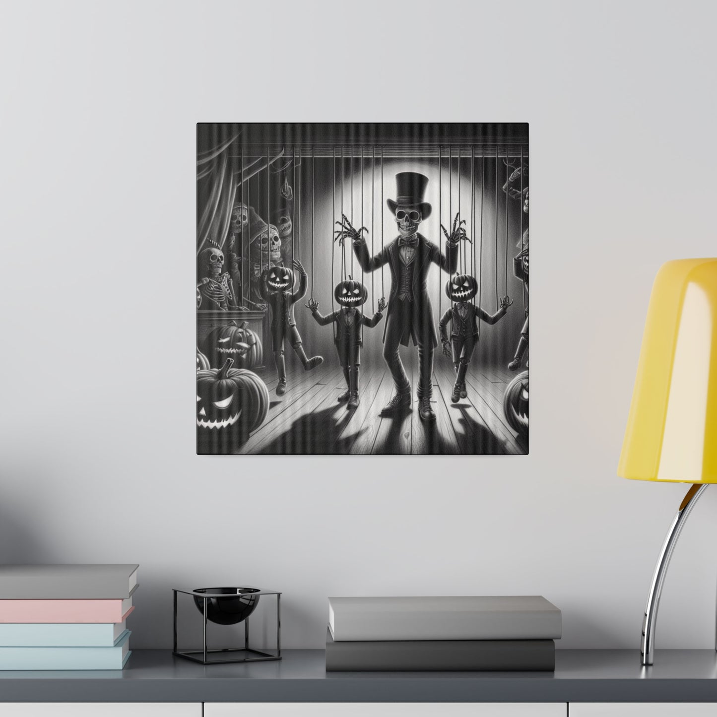 Halloween Marionettes Canvas Print
