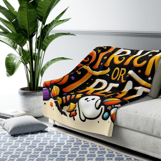 Halloween Collection Sherpa Fleece Blanket