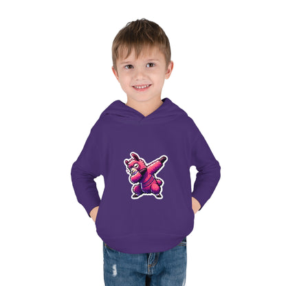 Dabbing Llama Toddler Pullover Fleece Hoodie