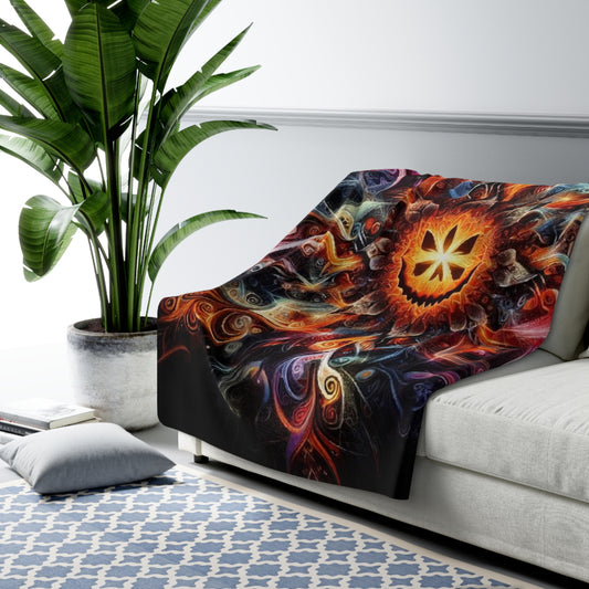 Halloween Collection Sherpa Fleece Blanket