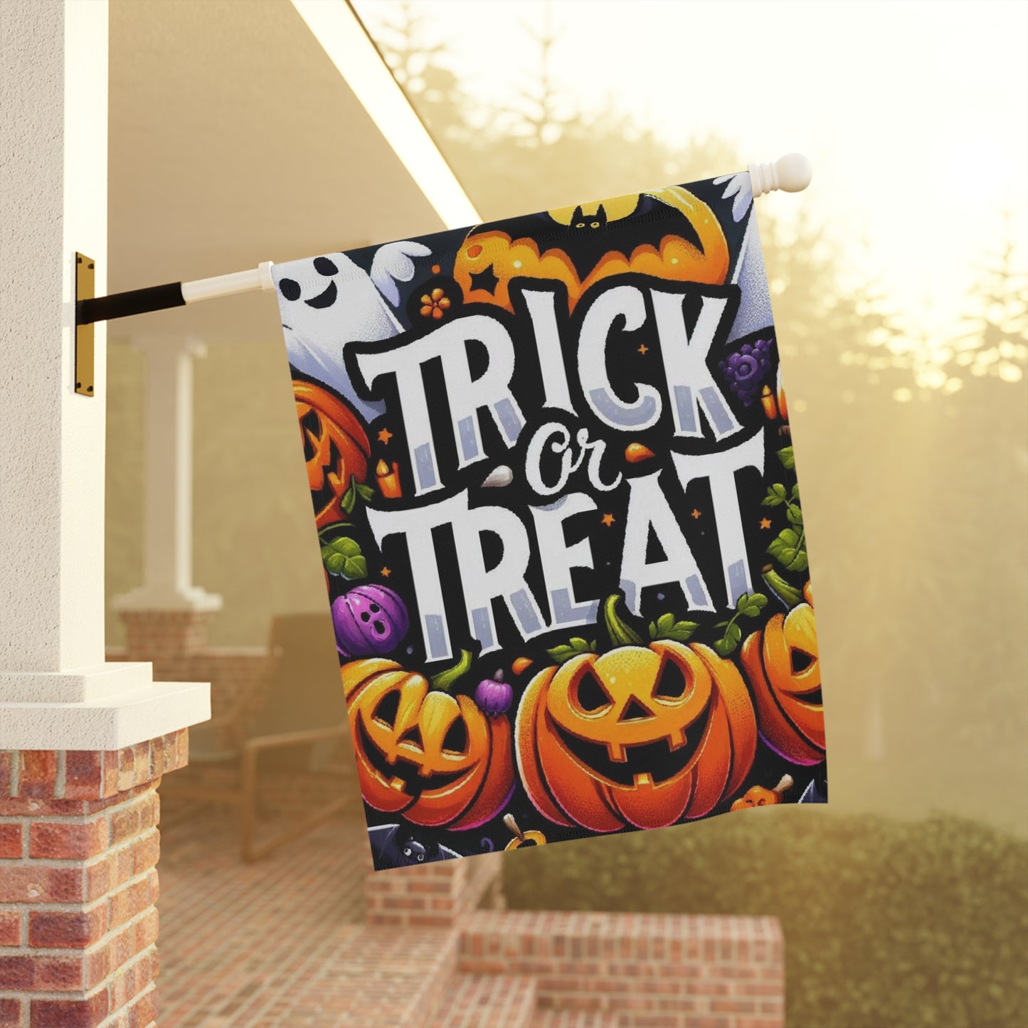 Halloween Garden & House Banner