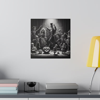 Halloween Marionettes Canvas Print