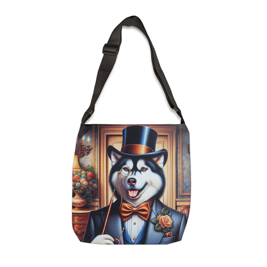Mr Husky Adjustable Tote Bag