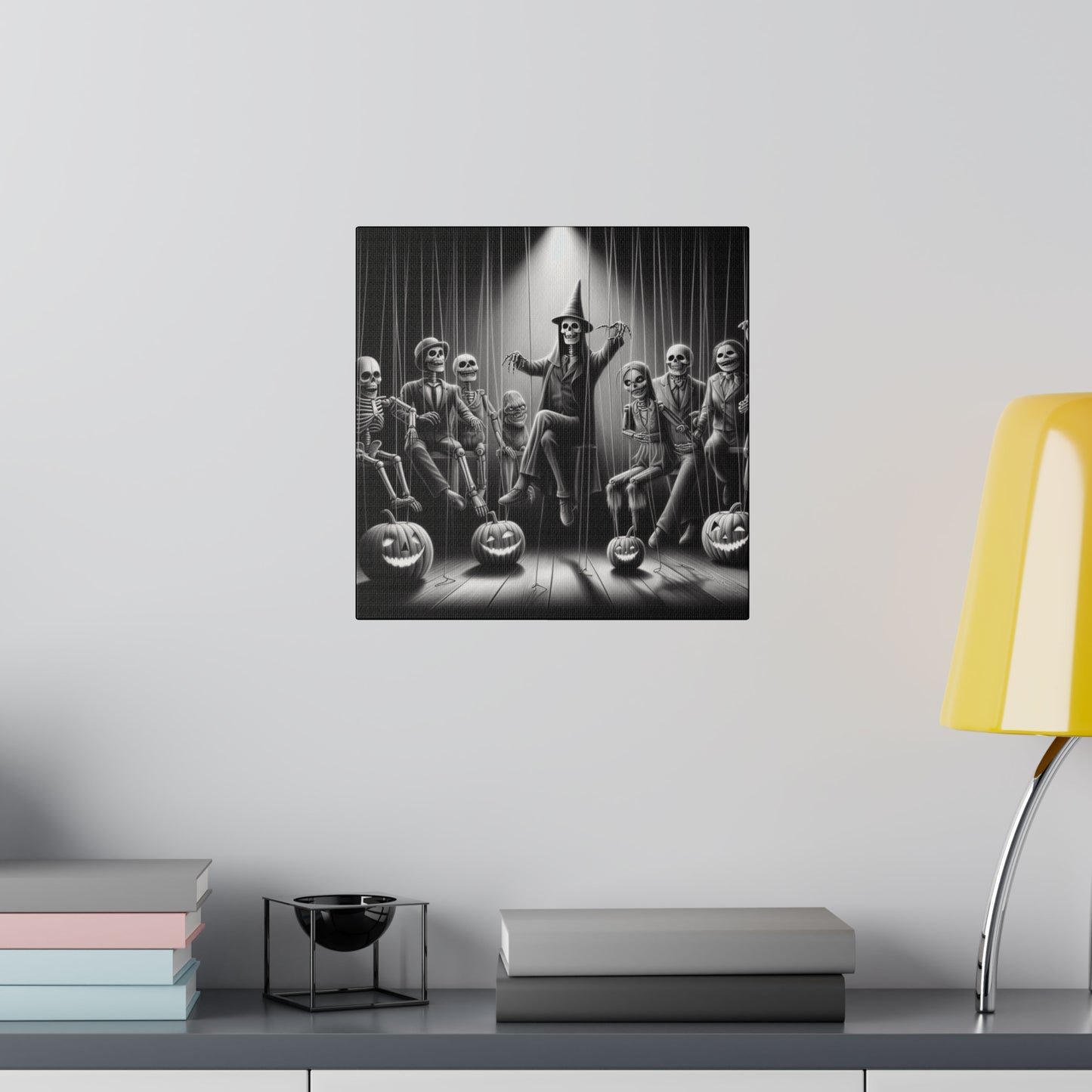 Halloween Marionettes Canvas Print