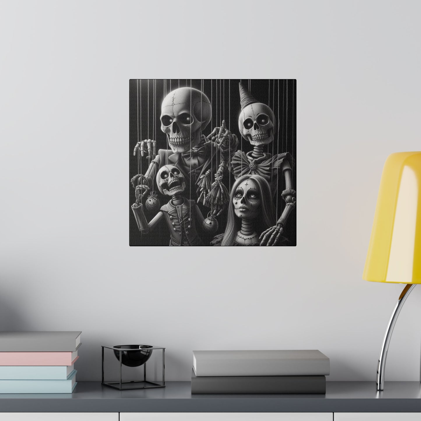 Halloween Marionettes Canvas Print