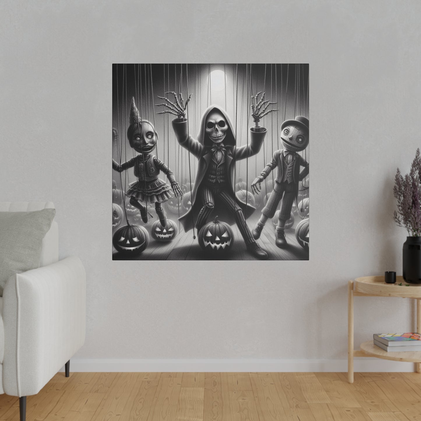 Halloween Marionettes Canvas Print