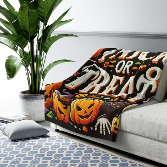 Halloween Collection Sherpa Fleece Blanket