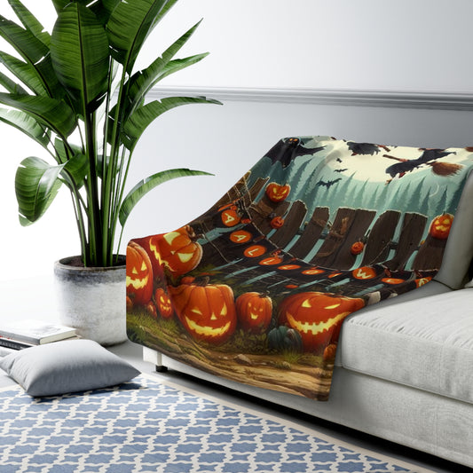 Halloween Collection Sherpa Fleece Blanket