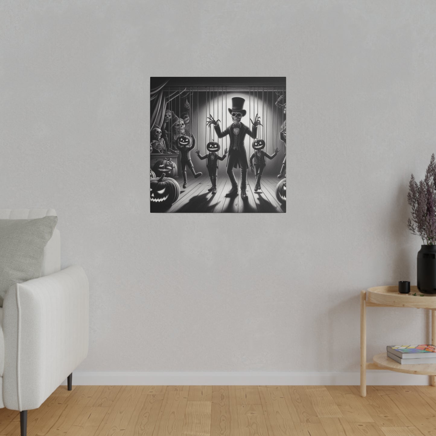 Halloween Marionettes Canvas Print