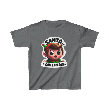 "Santa, I Can Explain" Scout Elf Heavy Cotton™ Tee