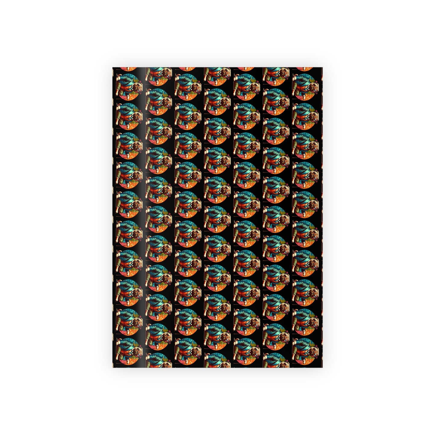 Mr Pug Gift Wrapping Paper Rolls, 1pc