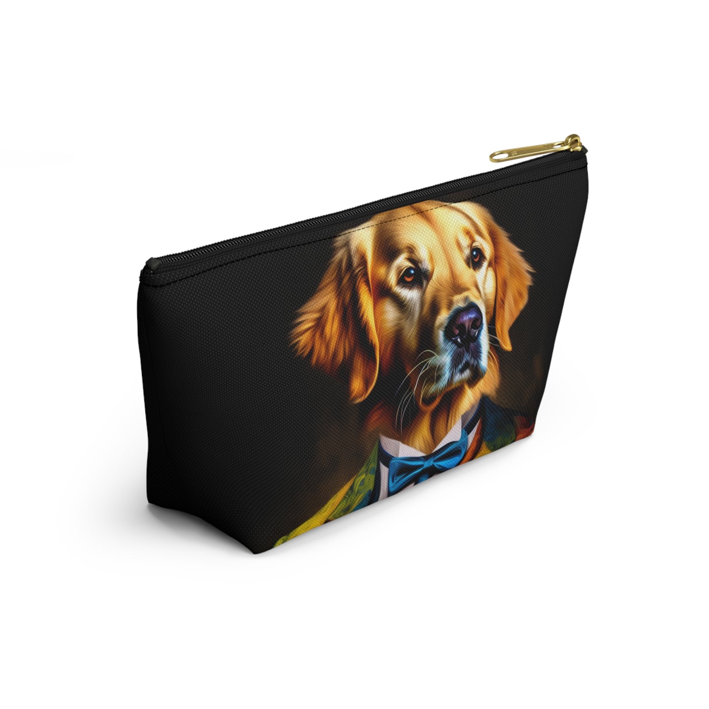 Mr Golden Retriever Accessory Pouch w T-bottom