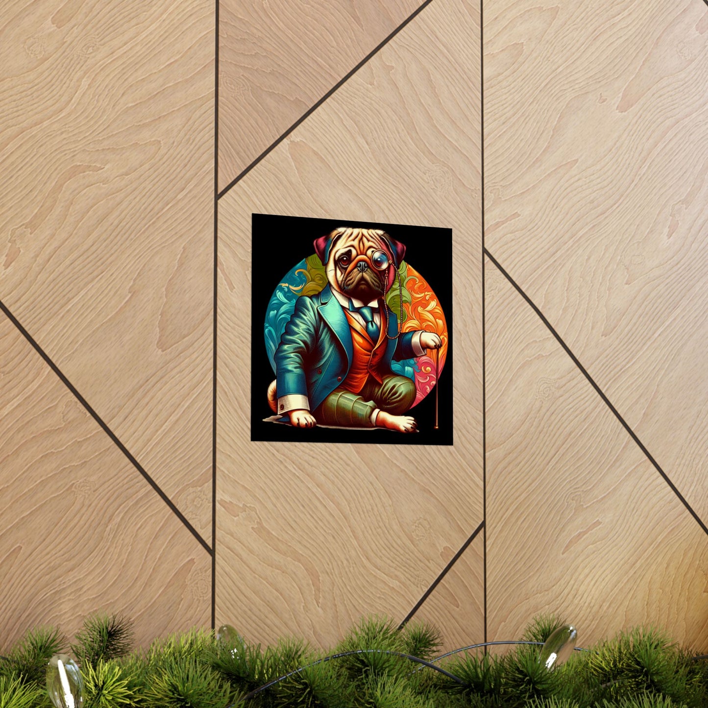 Mr Pug Vertical Posters