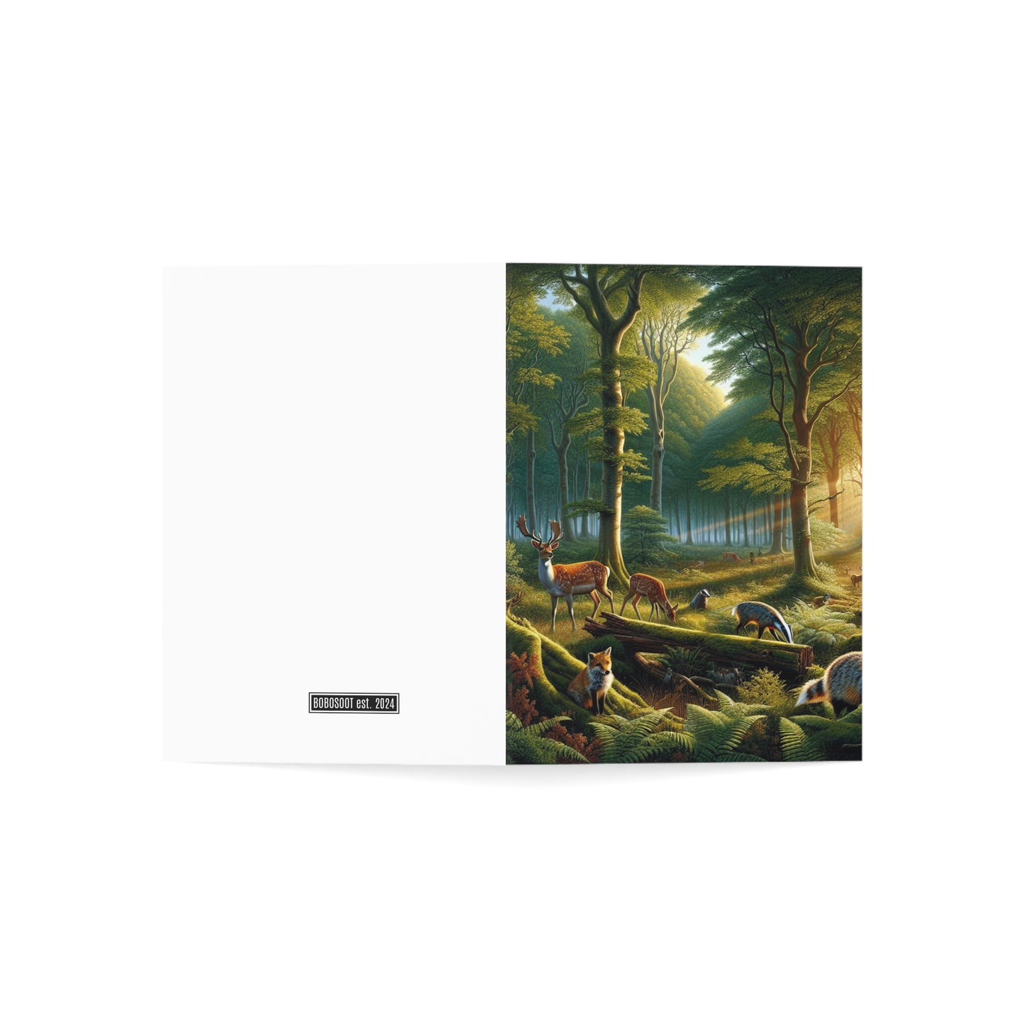 Woodland Collection Greeting Cards BLANK (1, 10, 30, and 50pcs)