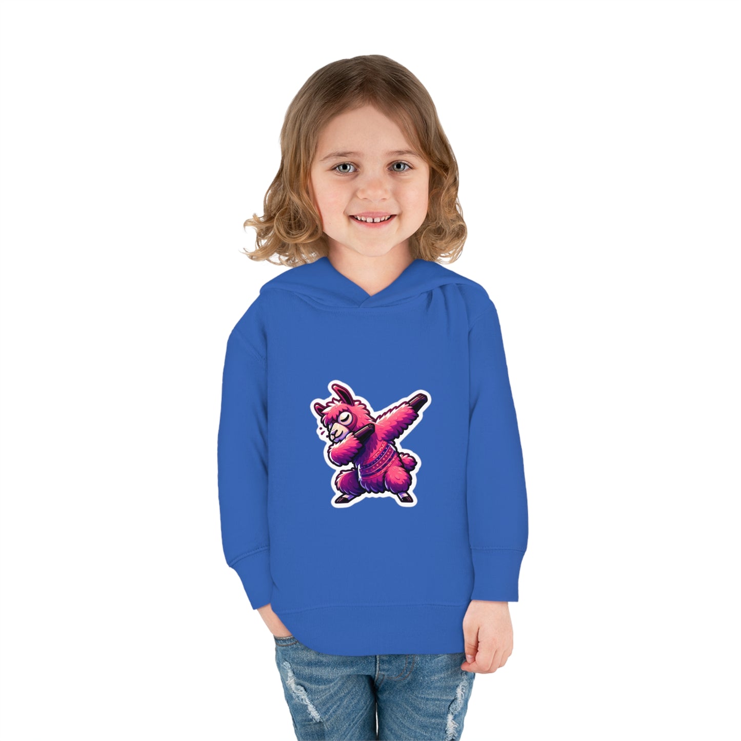 Dabbing Llama Toddler Pullover Fleece Hoodie