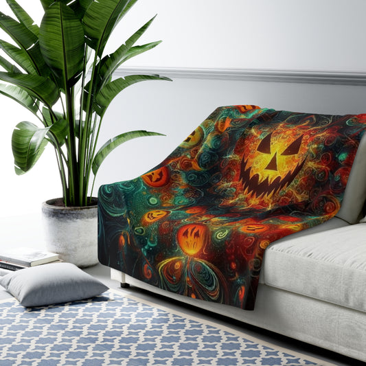 Halloween Collection Sherpa Fleece Blanket
