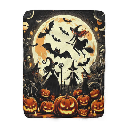Halloween Collection Sherpa Fleece Blanket