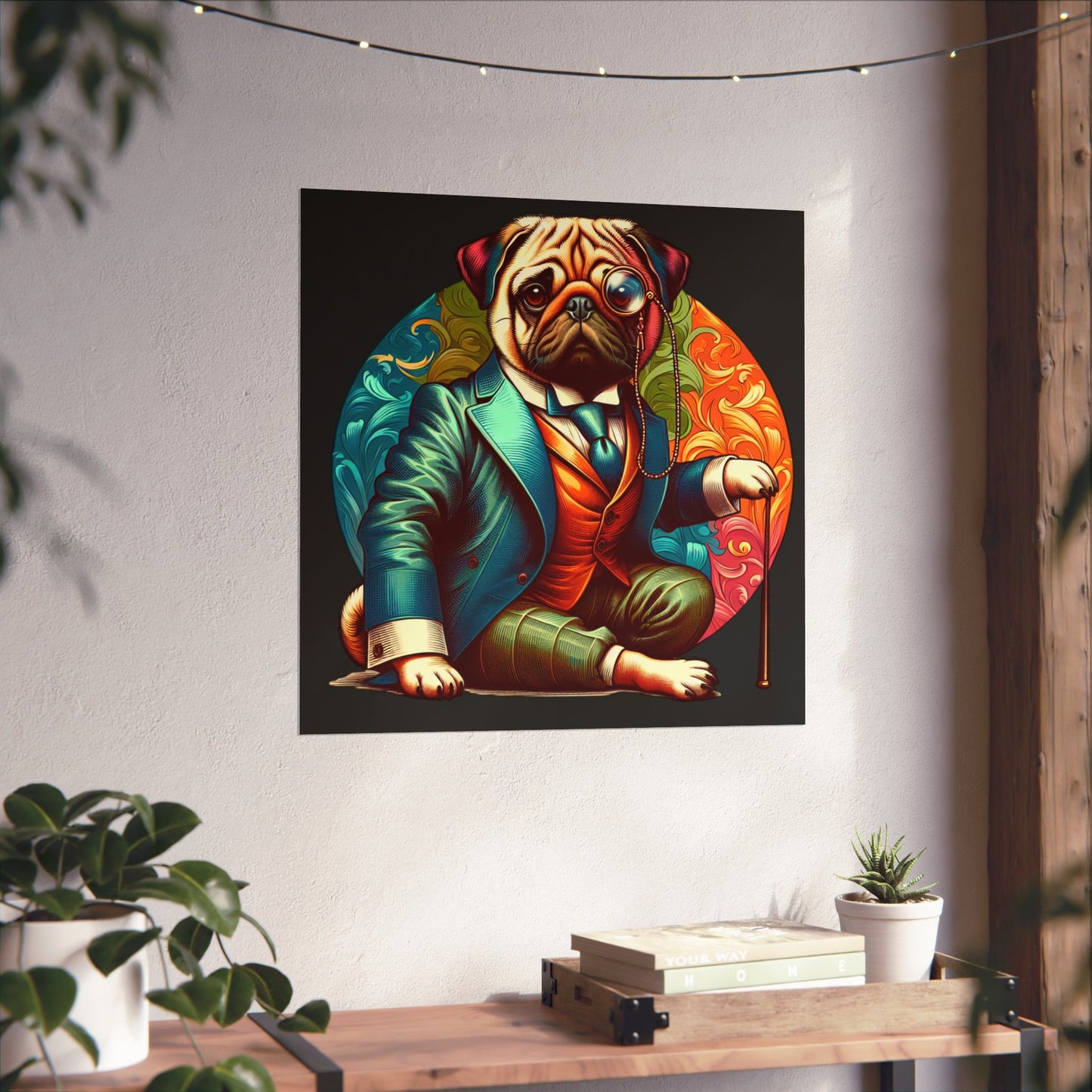 Mr Pug Vertical Posters