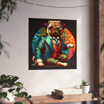Mr Pug Vertical Posters