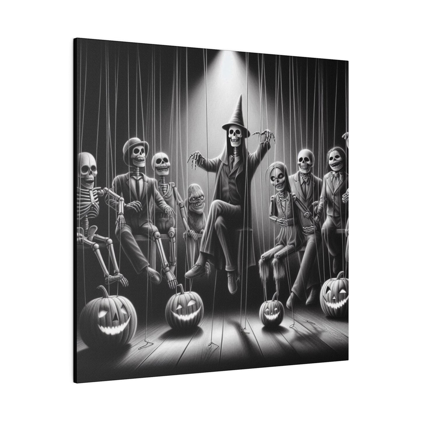 Halloween Marionettes Canvas Print