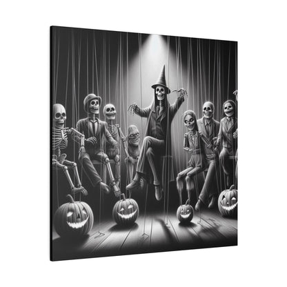 Halloween Marionettes Canvas Print
