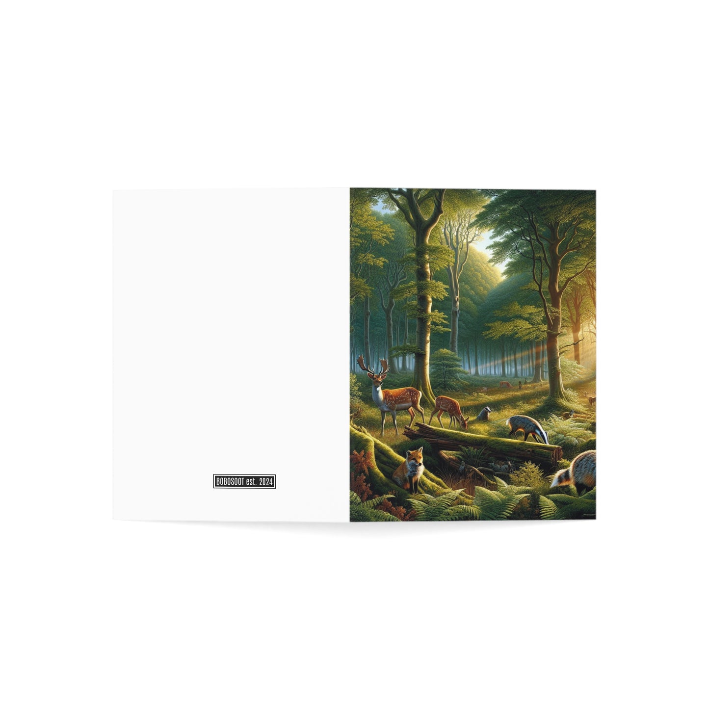 Woodland Collection Greeting Cards BLANK (1, 10, 30, and 50pcs)