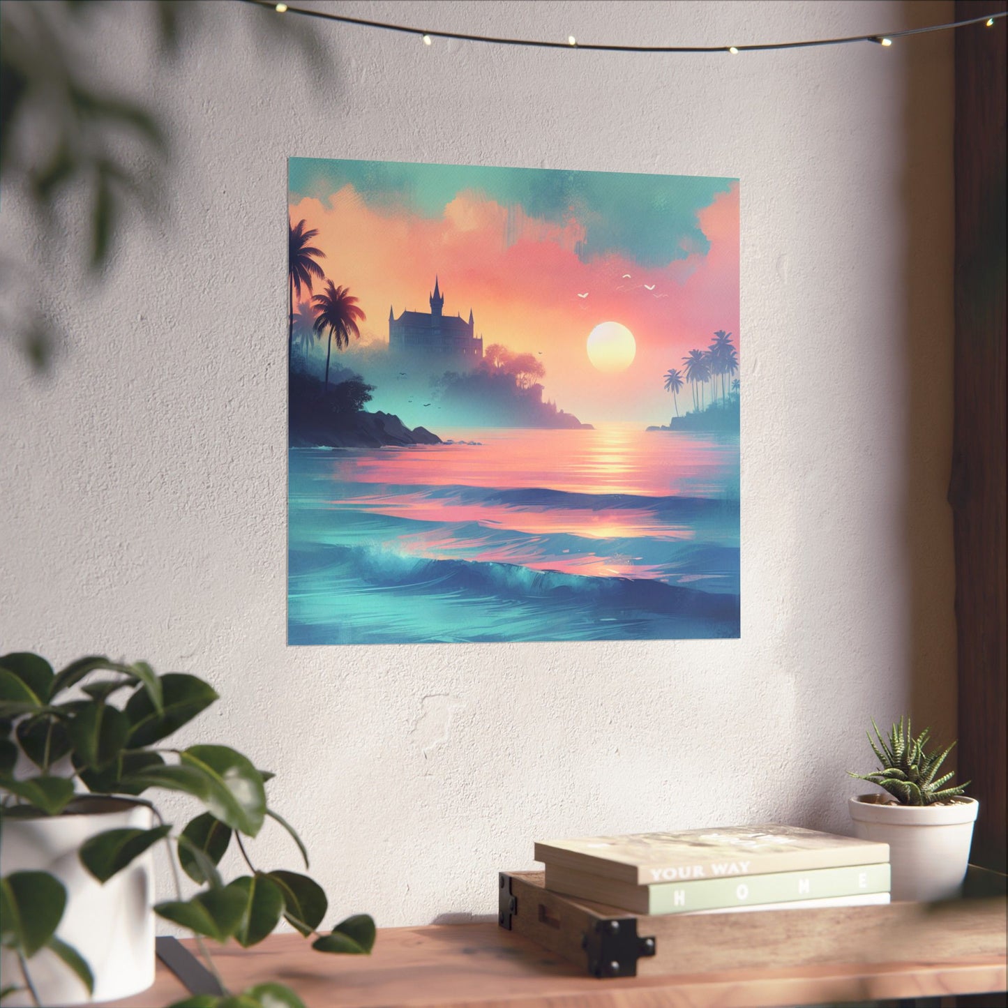 Beach Sunset F Vertical Posters