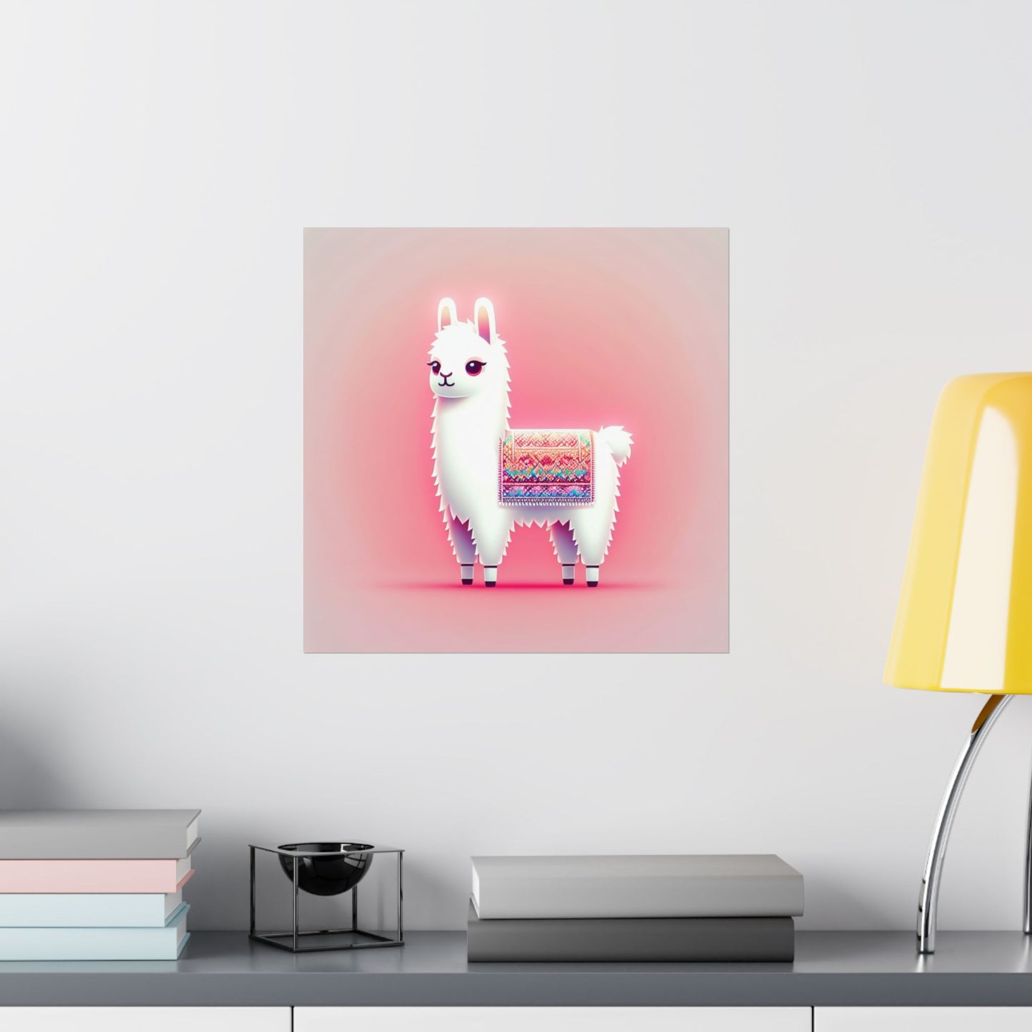 Llama A Vertical Posters