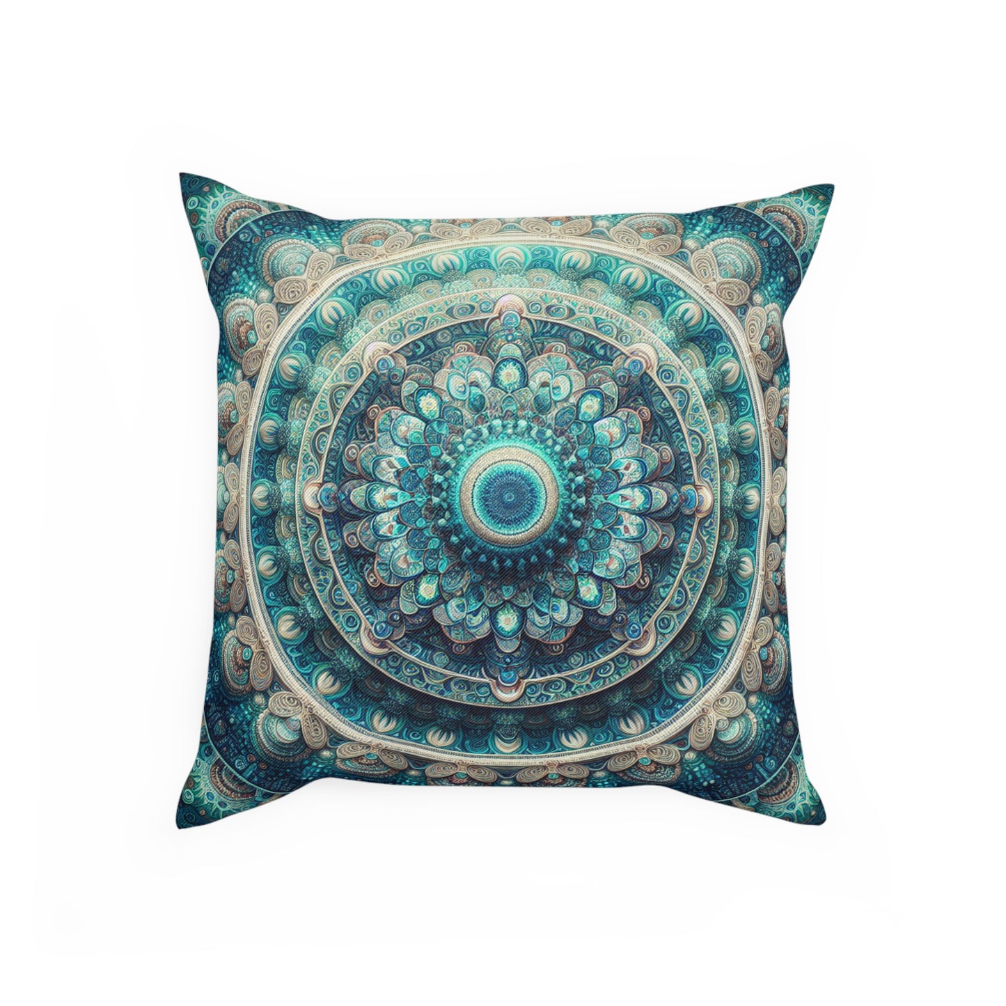 Blue & Silver Cushion