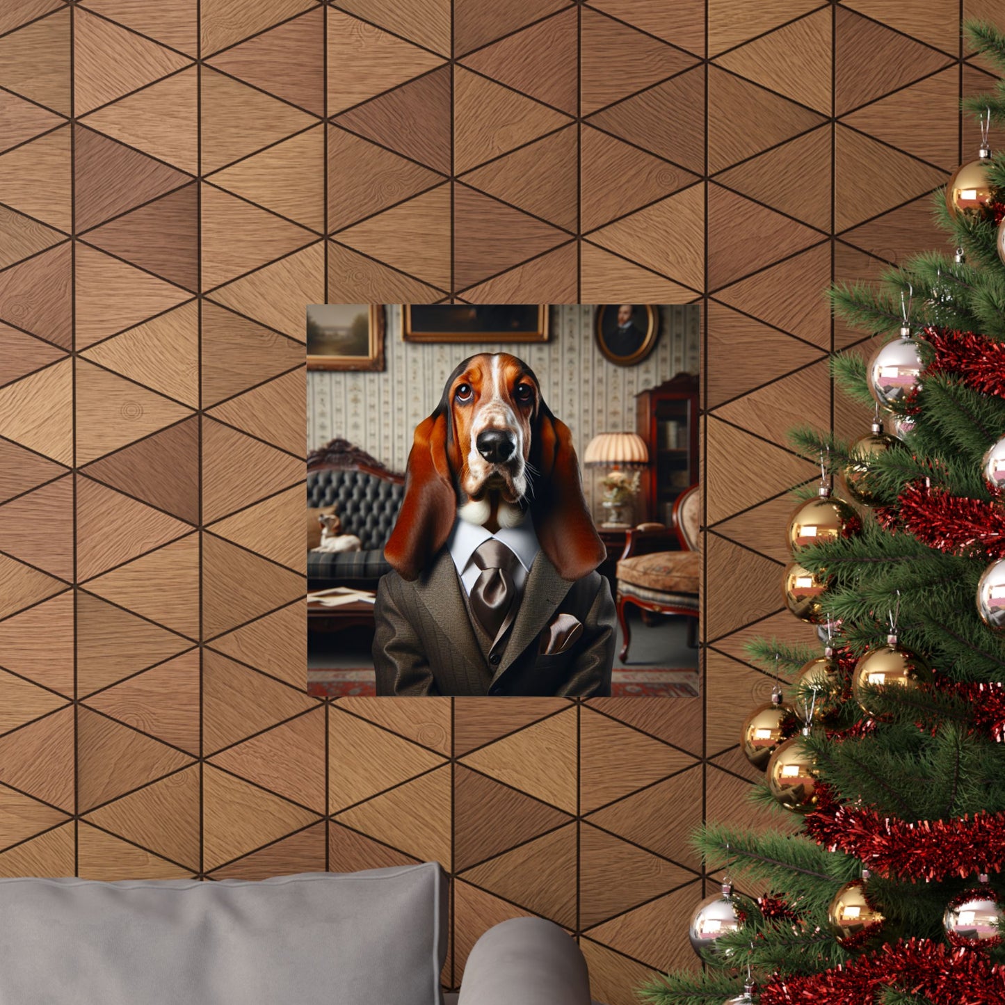 Mr Basset Hound Vertical Posters