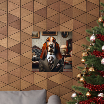 Mr Basset Hound Vertical Posters