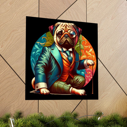 Mr Pug Vertical Posters