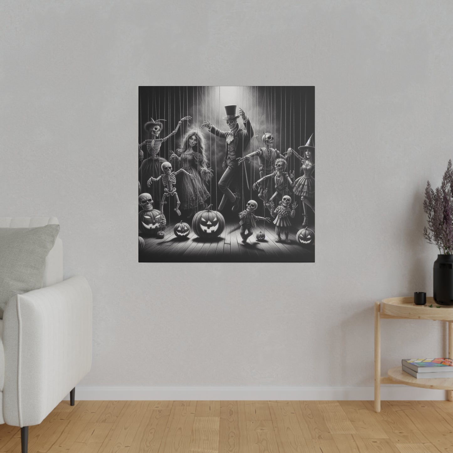 Halloween Marionettes Canvas Print