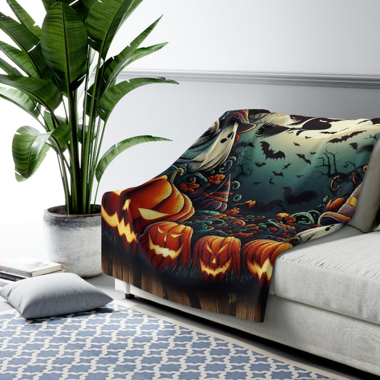 Halloween Collection Sherpa Fleece Blanket